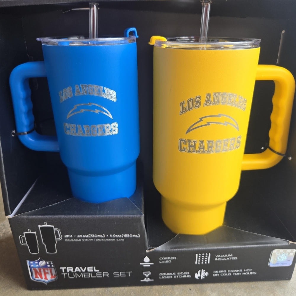 Los Angeles Chargers Tumbler Set